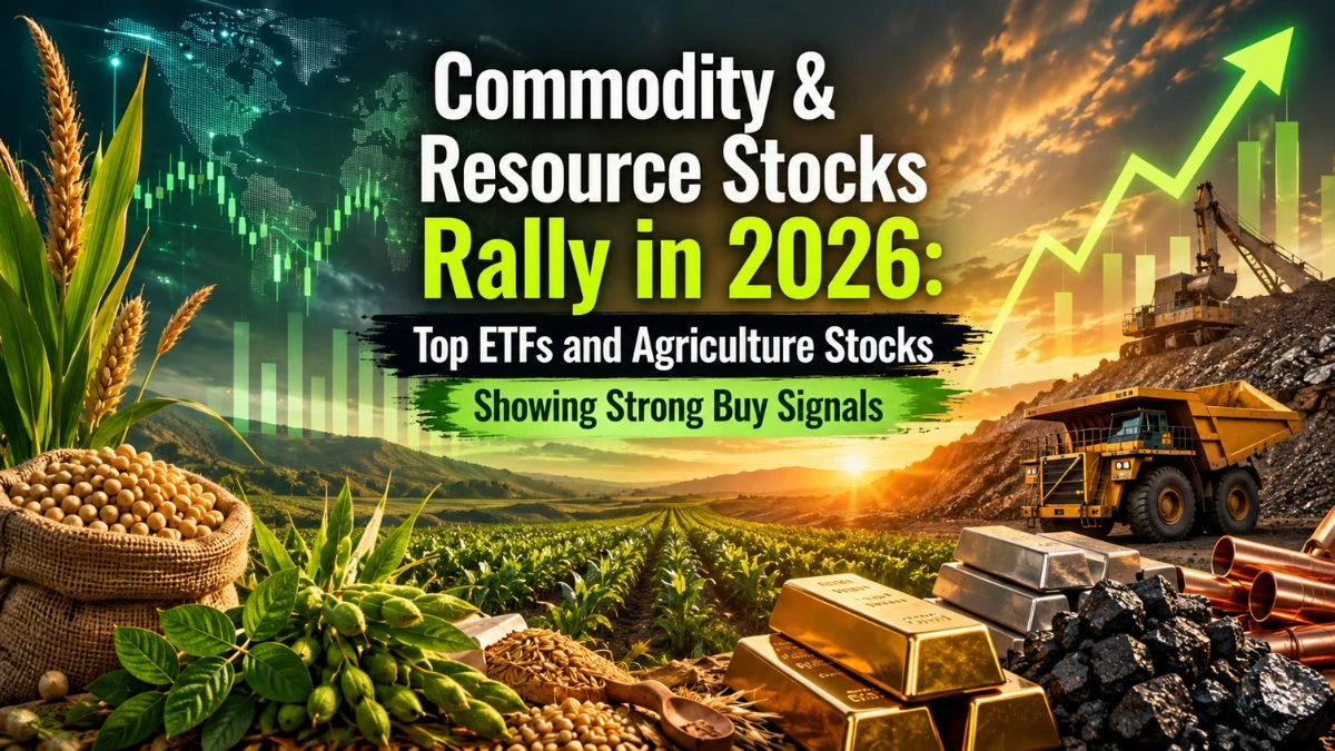 Commodity and resource stocks rally in 2026, showing bullish momentum across ETFs