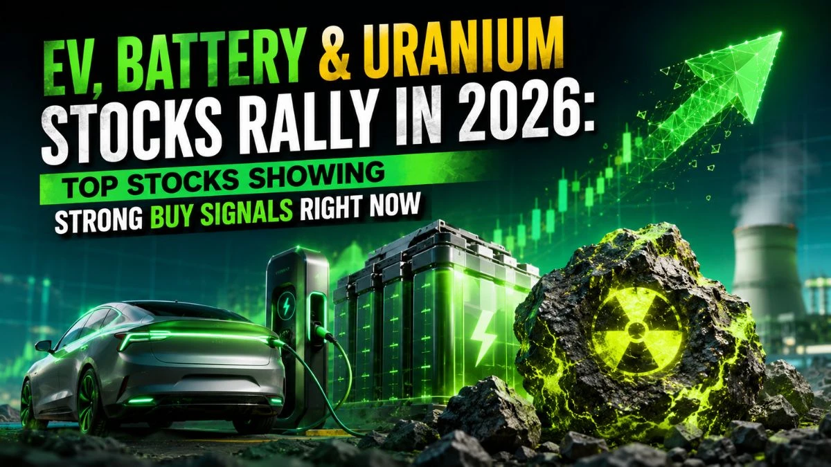 EV, battery, and uranium stocks showing strong buy signals in 2026