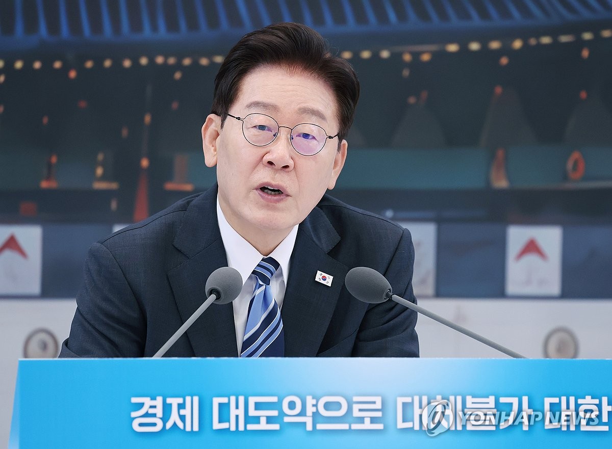 President Lee Jae-myung at the policy briefing