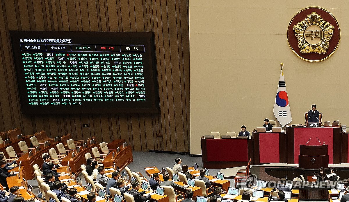 The bill to abolish prosecutors' supplementary investigation powers has passed the National Assembly