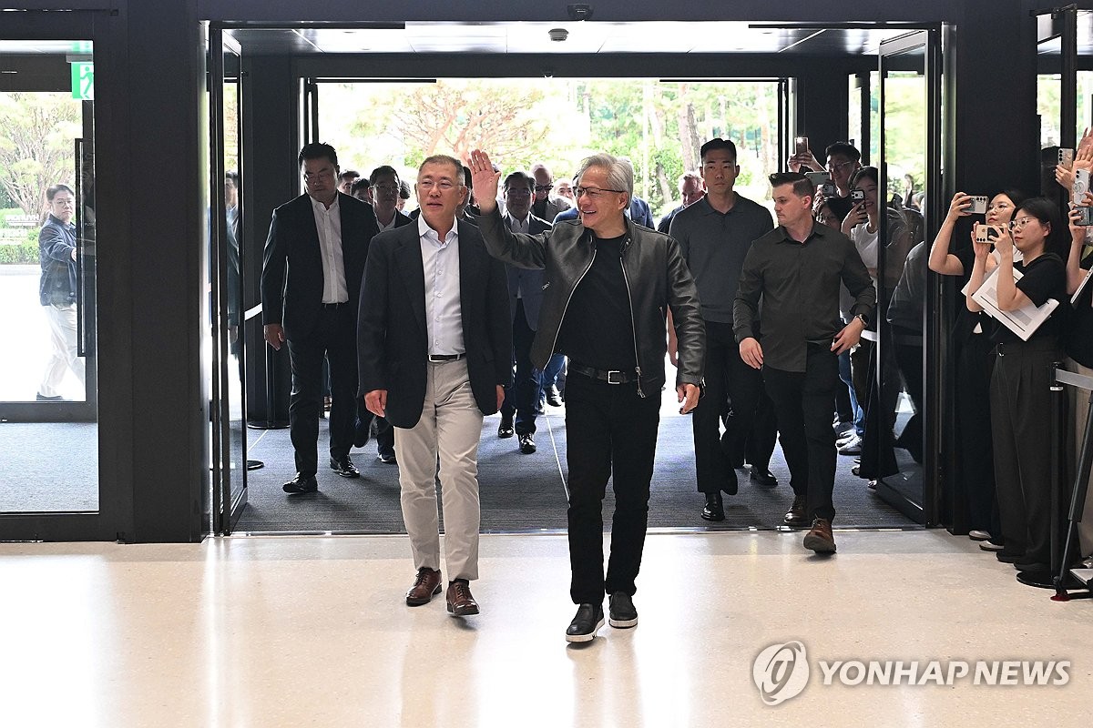젠슨 황 엔비디아 CEO의 한국 방문