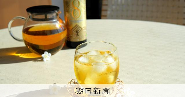 Shochu bottle with fruity notes emphasis