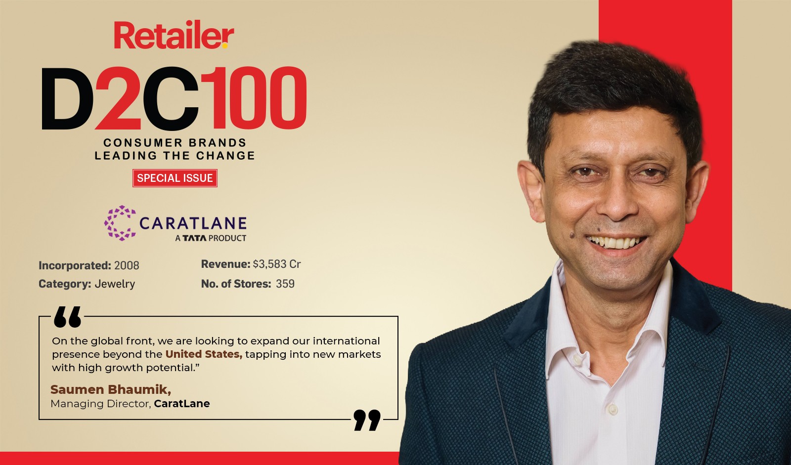 CaratLane's omnichannel retail expansion story featured in the D2C 100 series