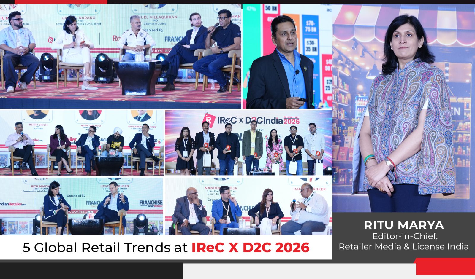 Conference coverage image from IReC x D2C 2026 in Bengaluru