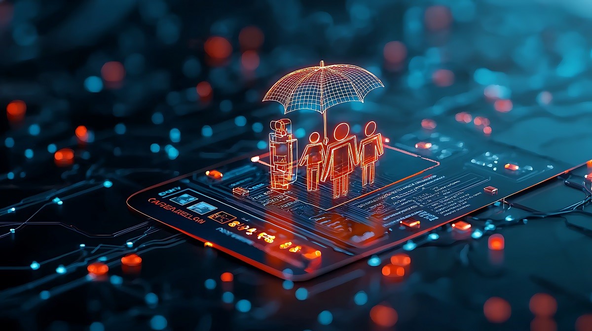 Infographic visualizing digital innovation in the insurance industry