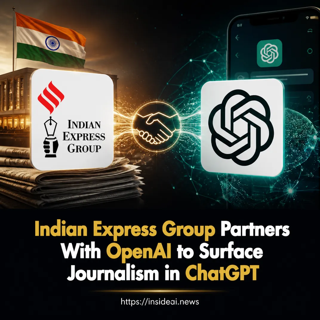 Indian Express Group and OpenAI partnership announcement
