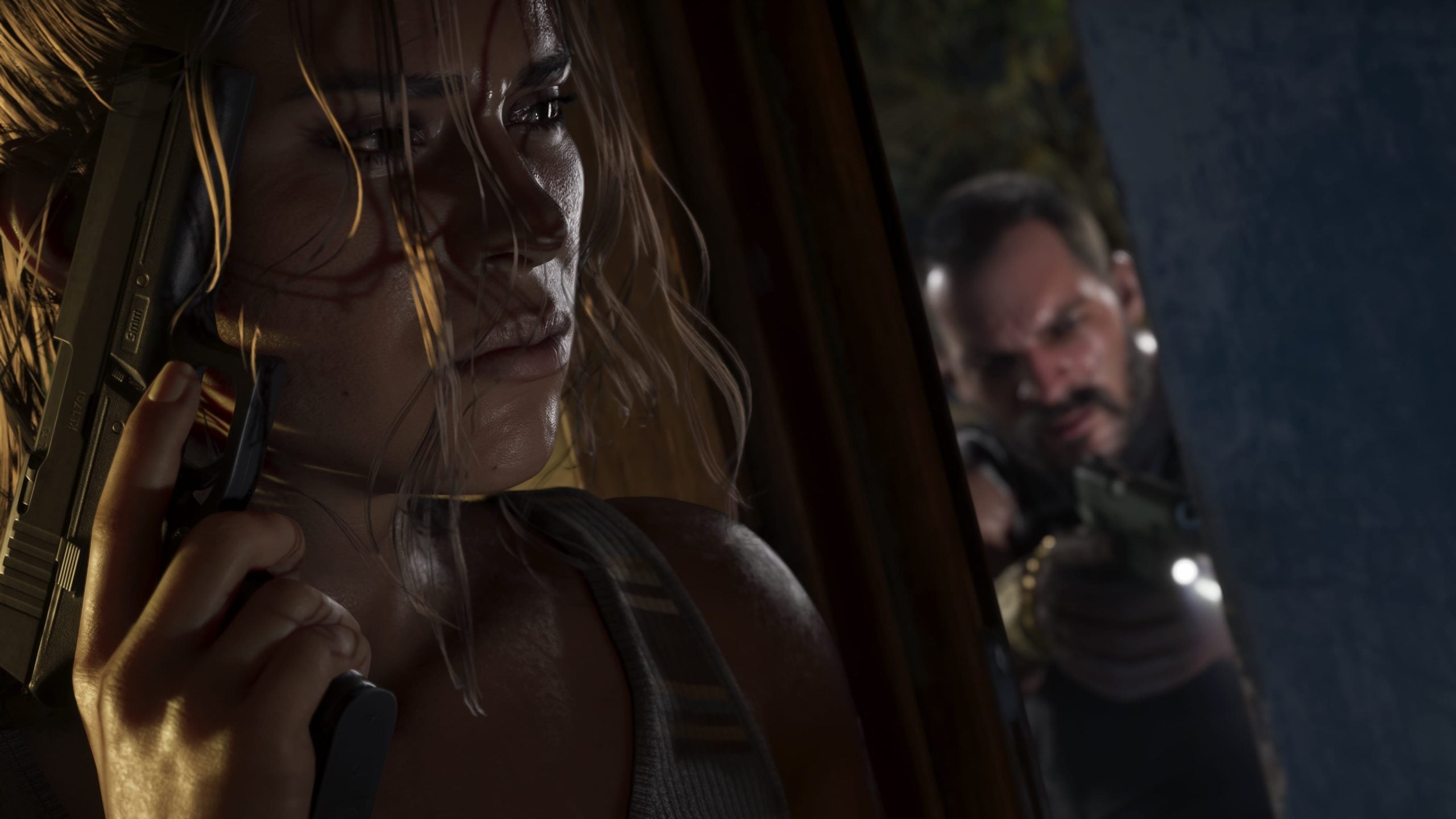 Screenshot of Lucia from GTA 6 promotional imagery