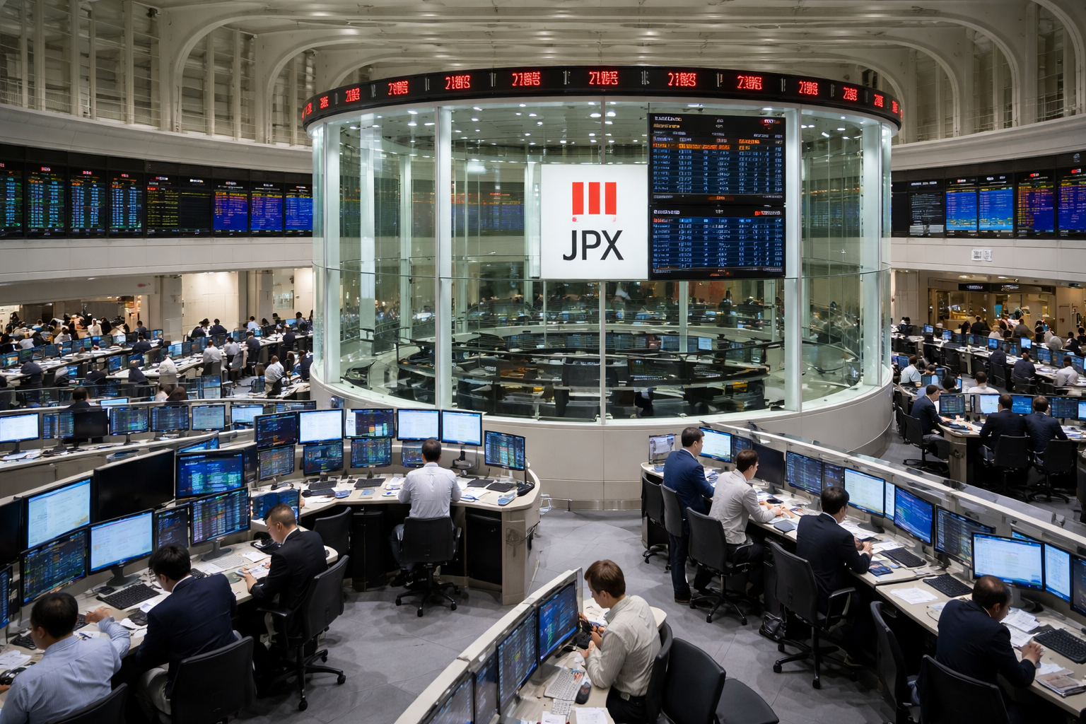 Nikkei 225 chart showing recent volatility