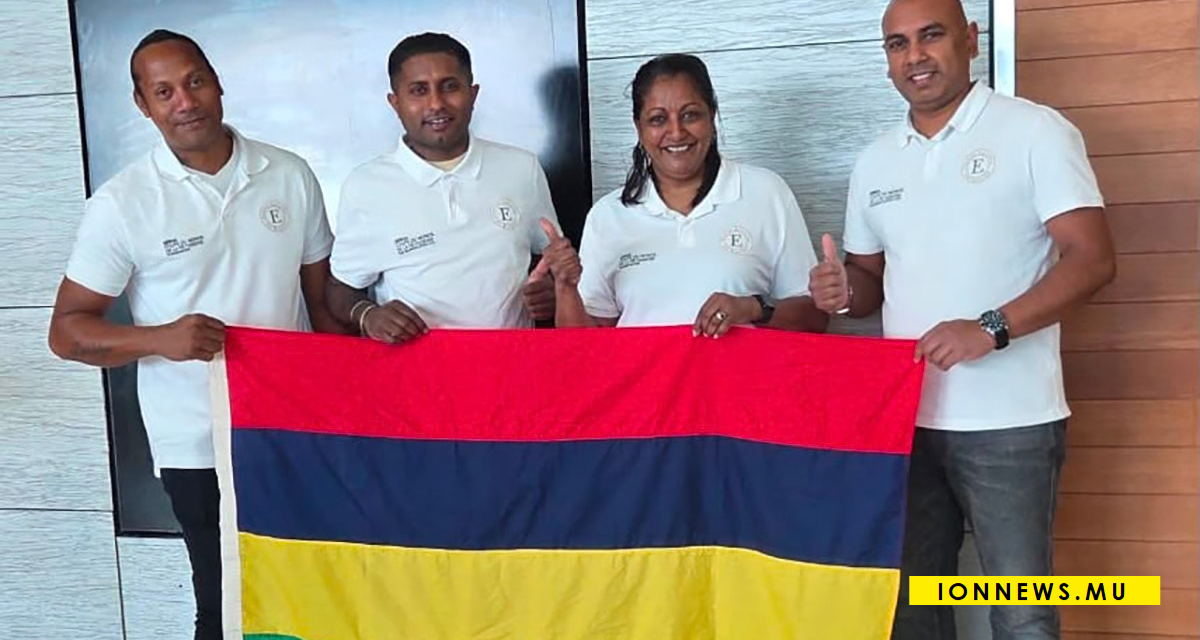 Mauritius pastry team celebrates its silver medal in Agadir