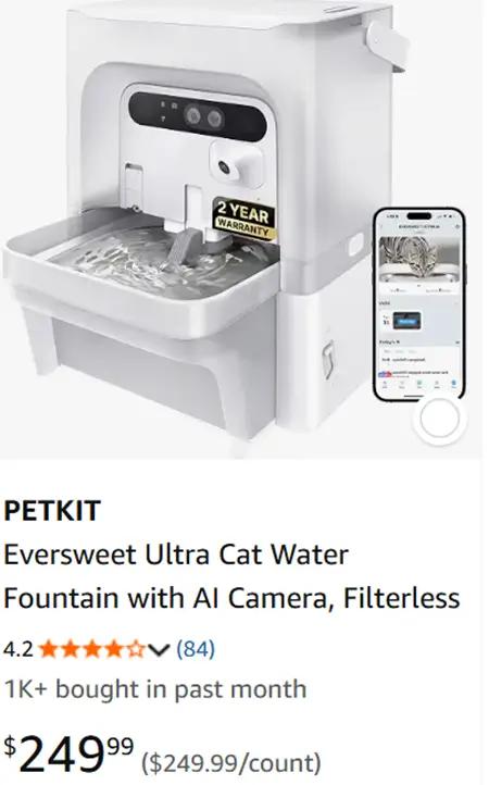 AI-Pet-Water-Fountain-Sales-Performance