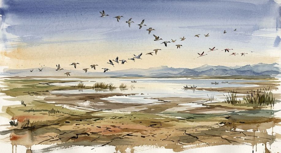 Migratory Birds illustration