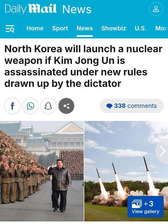Image related to North Korea's constitutional nuclear clause