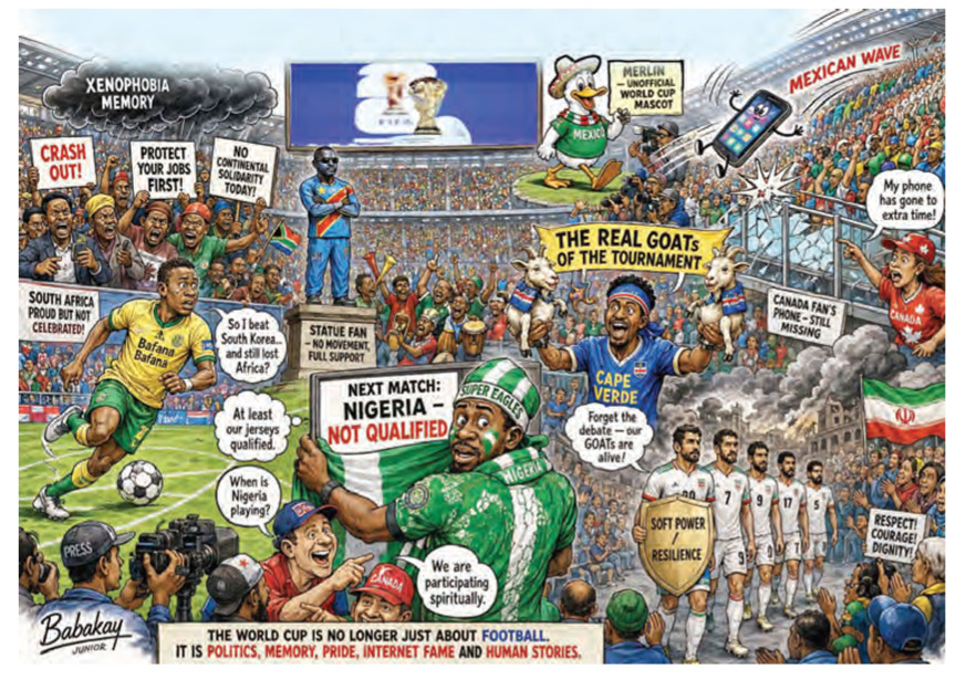 World Cup viral moments collage