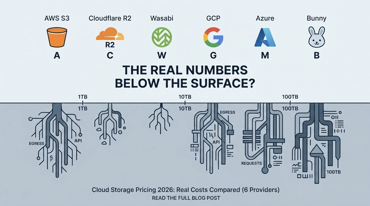 Cloud storage pricing comparison blog header