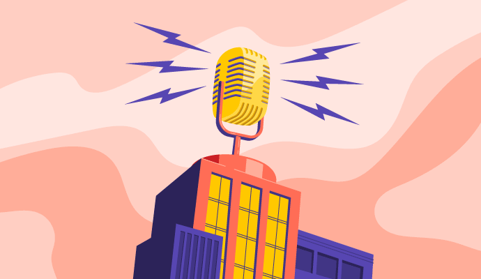 Illustration for a podcast hosting-platform comparison