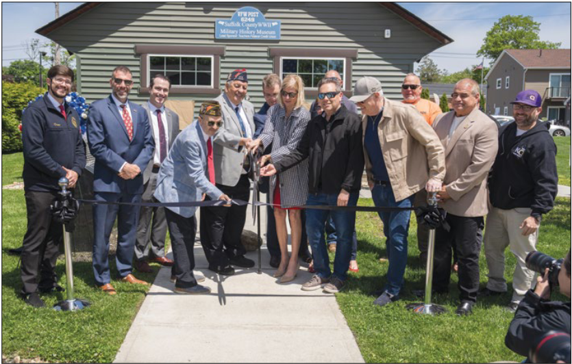 VFW Post 6249's military history museum displays artifacts from multiple wars