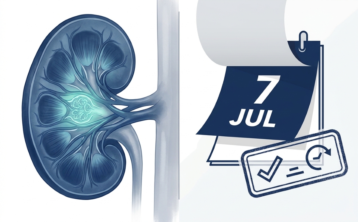 FDA approval notification for kidney disease treatment