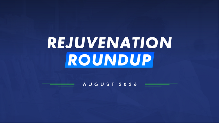 Rejuvenation Roundup August 2026 illustration