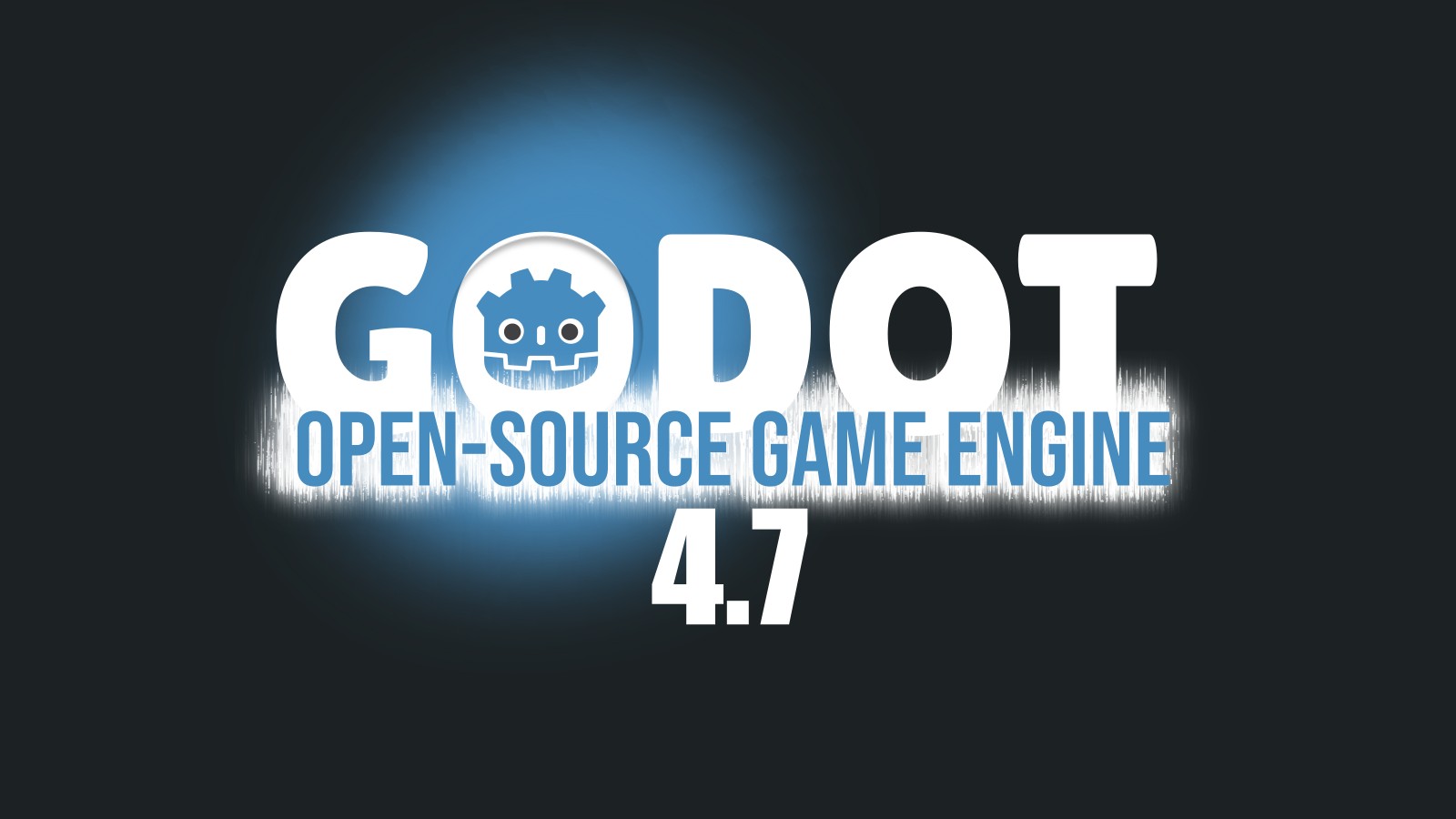 Godot 4.7 release banner showing Linux Wayland HDR support