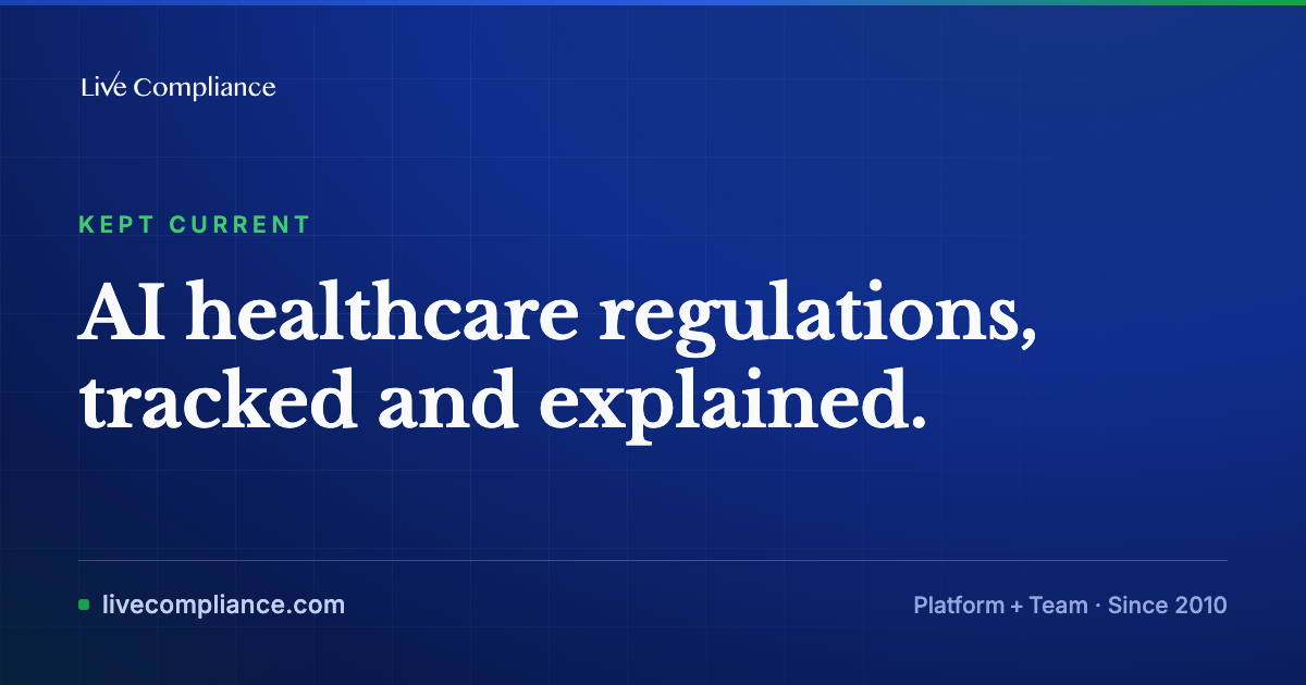 AI Healthcare Regulations 2026