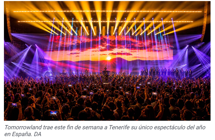 Tomorrowland Noctámbula Tenerife promotional image