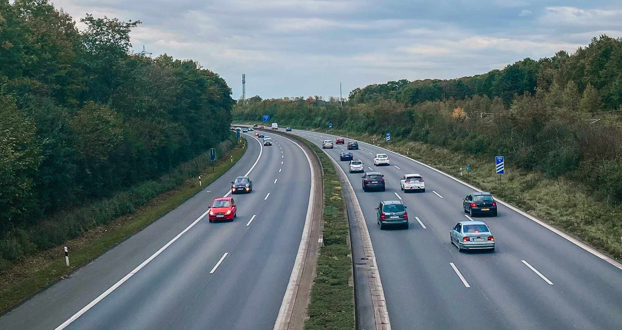Photo of an EU highway used in German coverage of EU registration data