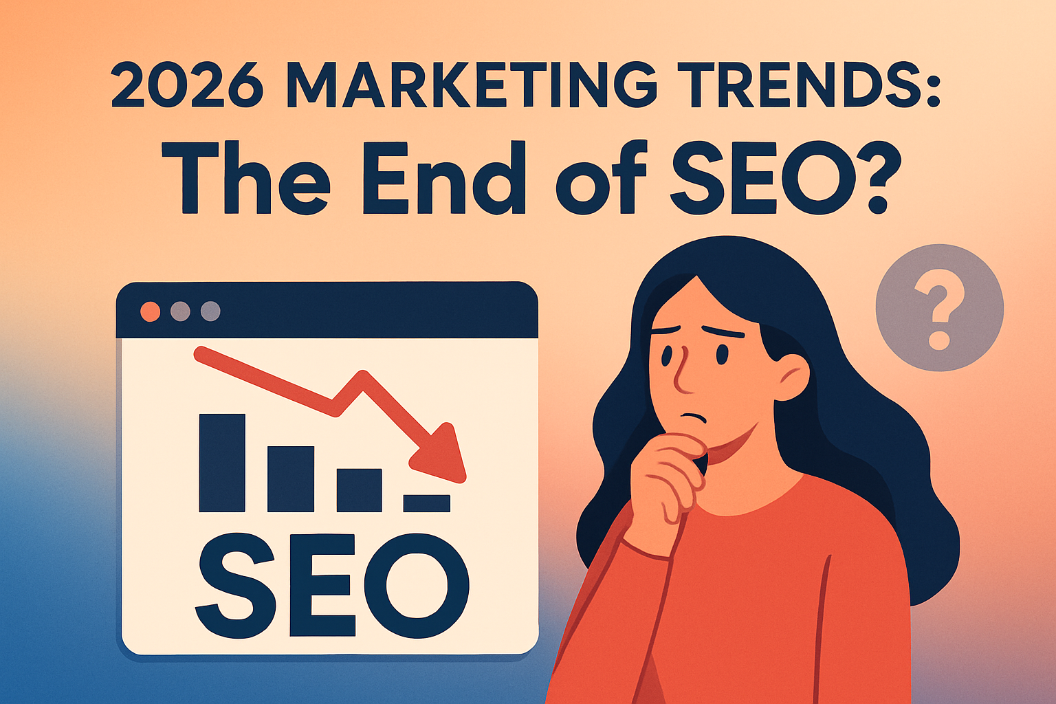 2026 SEO and AI overview marketing trends graphic