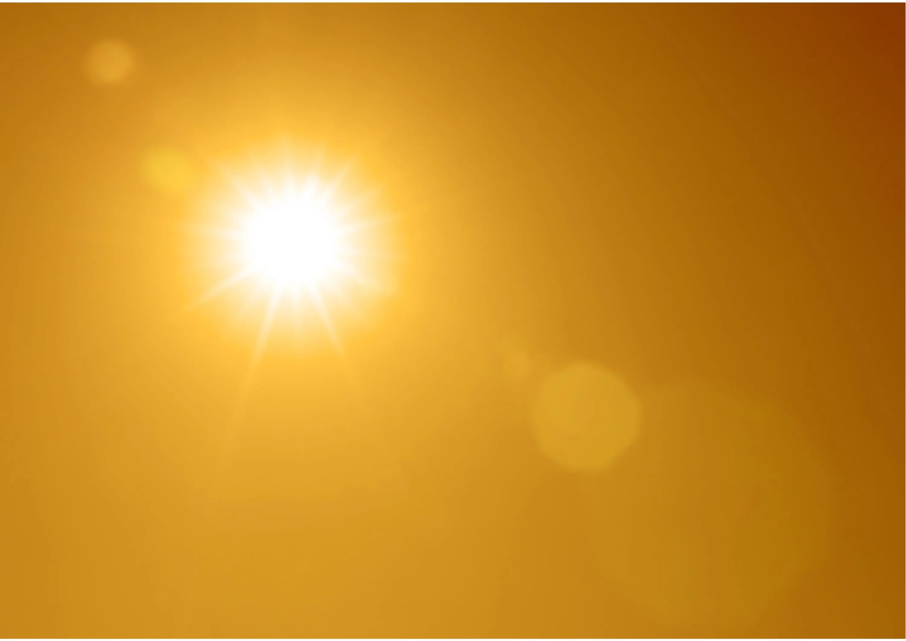 Illustration of global temperature rise projections