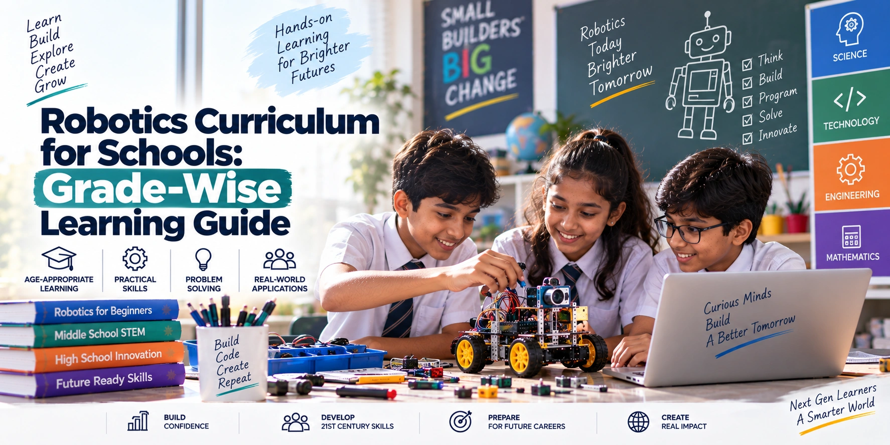 Grade-wise robotics curriculum guide from MakersMuse