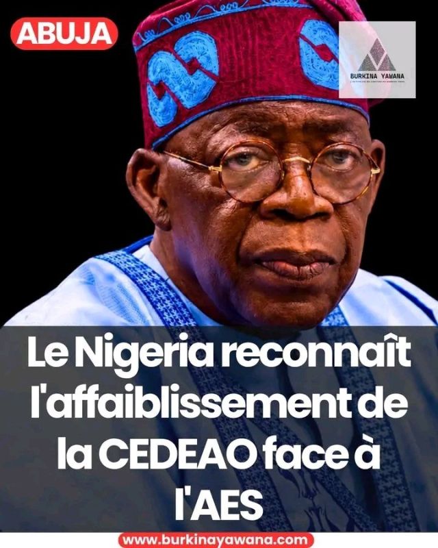 Map or graphic illustrating the AES bloc and ECOWAS crisis