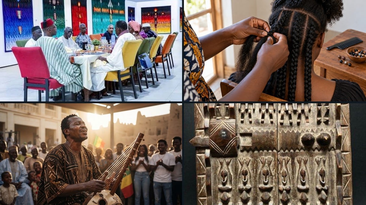 Koko Dembélé and Dabara performing at the National Museum