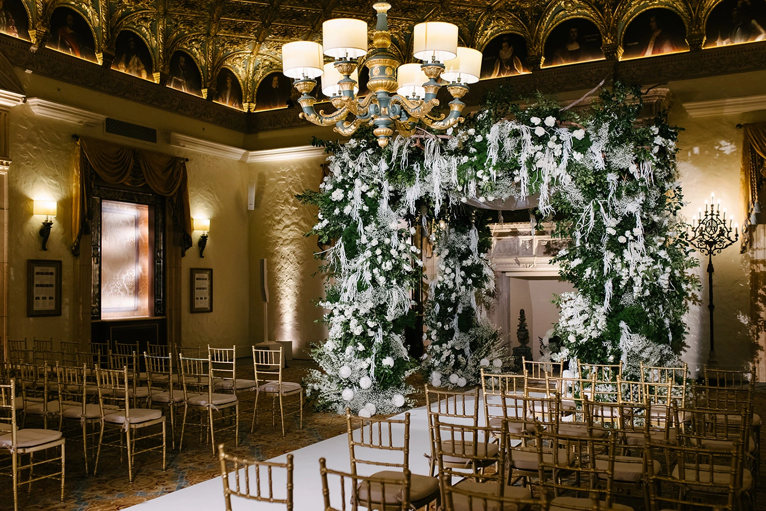 The Breakers Palm Beach wedding photo captured with direct flash technique