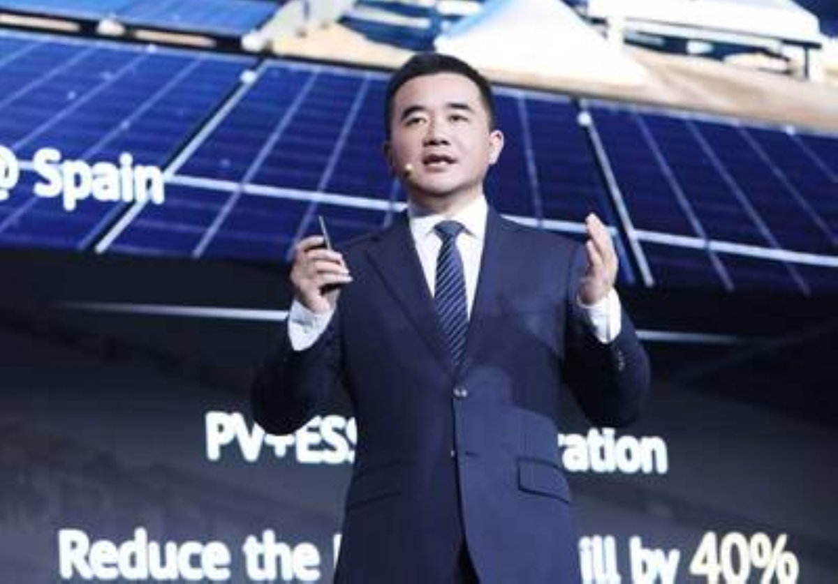 Huawei's grid-forming power systems hardware display at The Smarter E 2026 conference