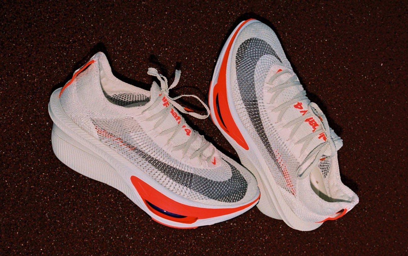 Product shot of the Nike Alphafly 4 racing shoe