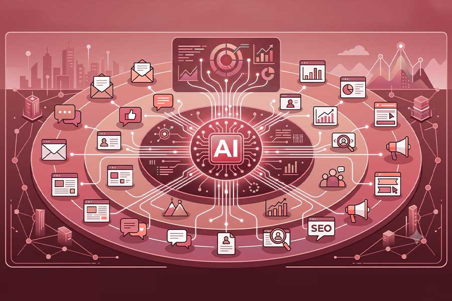 Illustration of the Martech Operating System concept