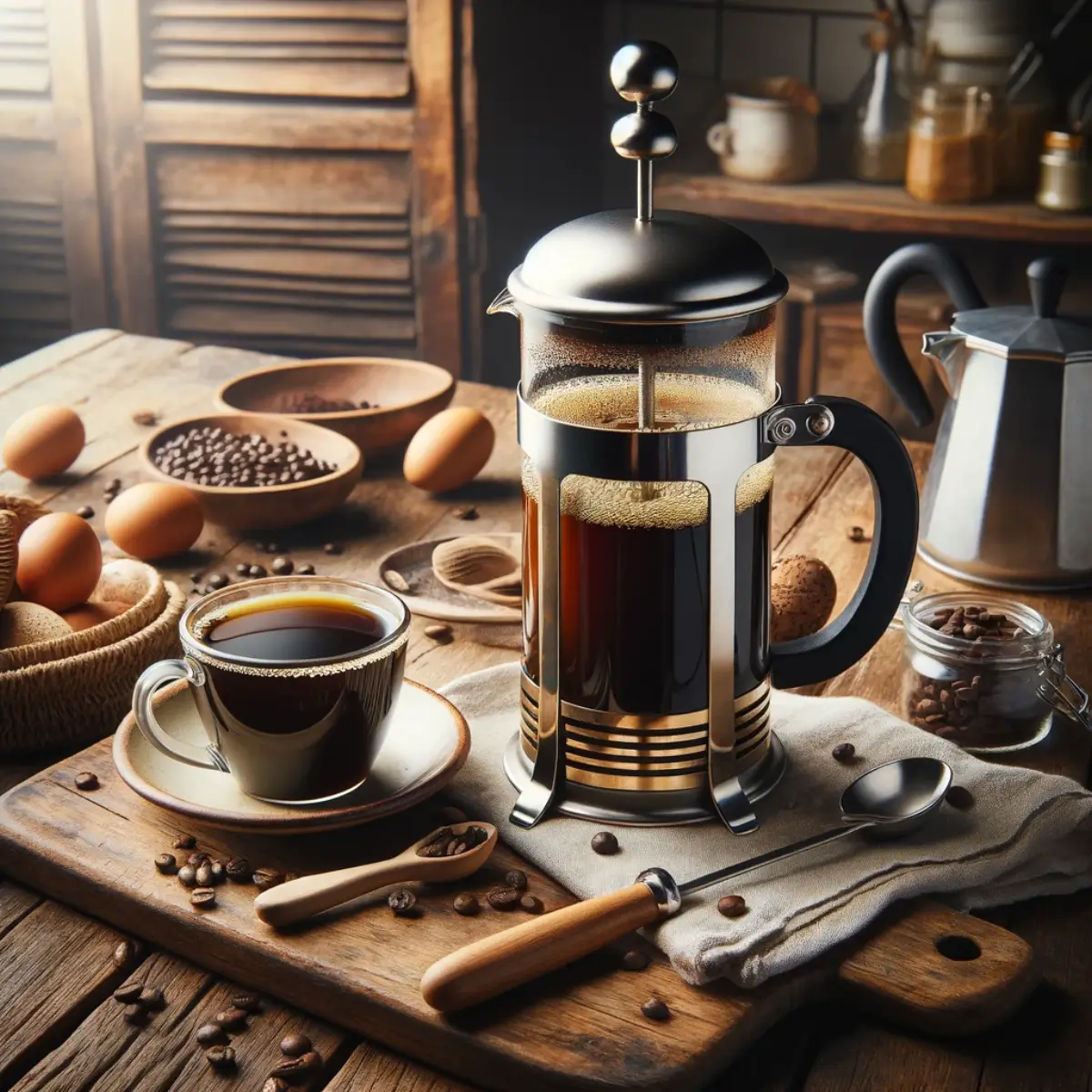 Pour-over coffee brewing technique