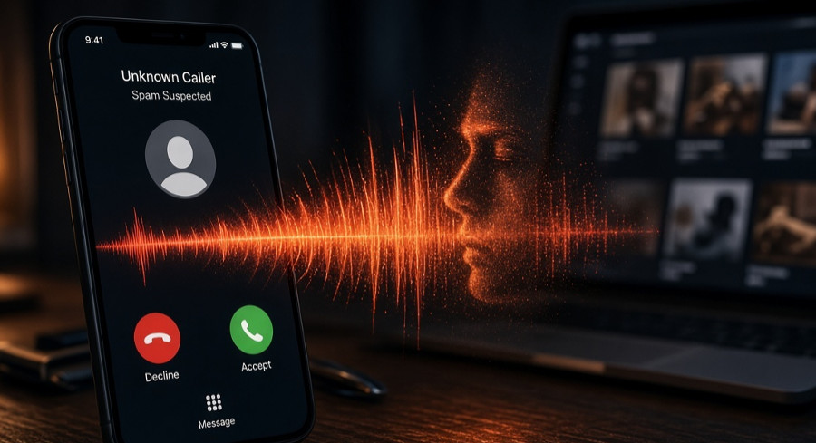 Dark web AI scam voice listings
