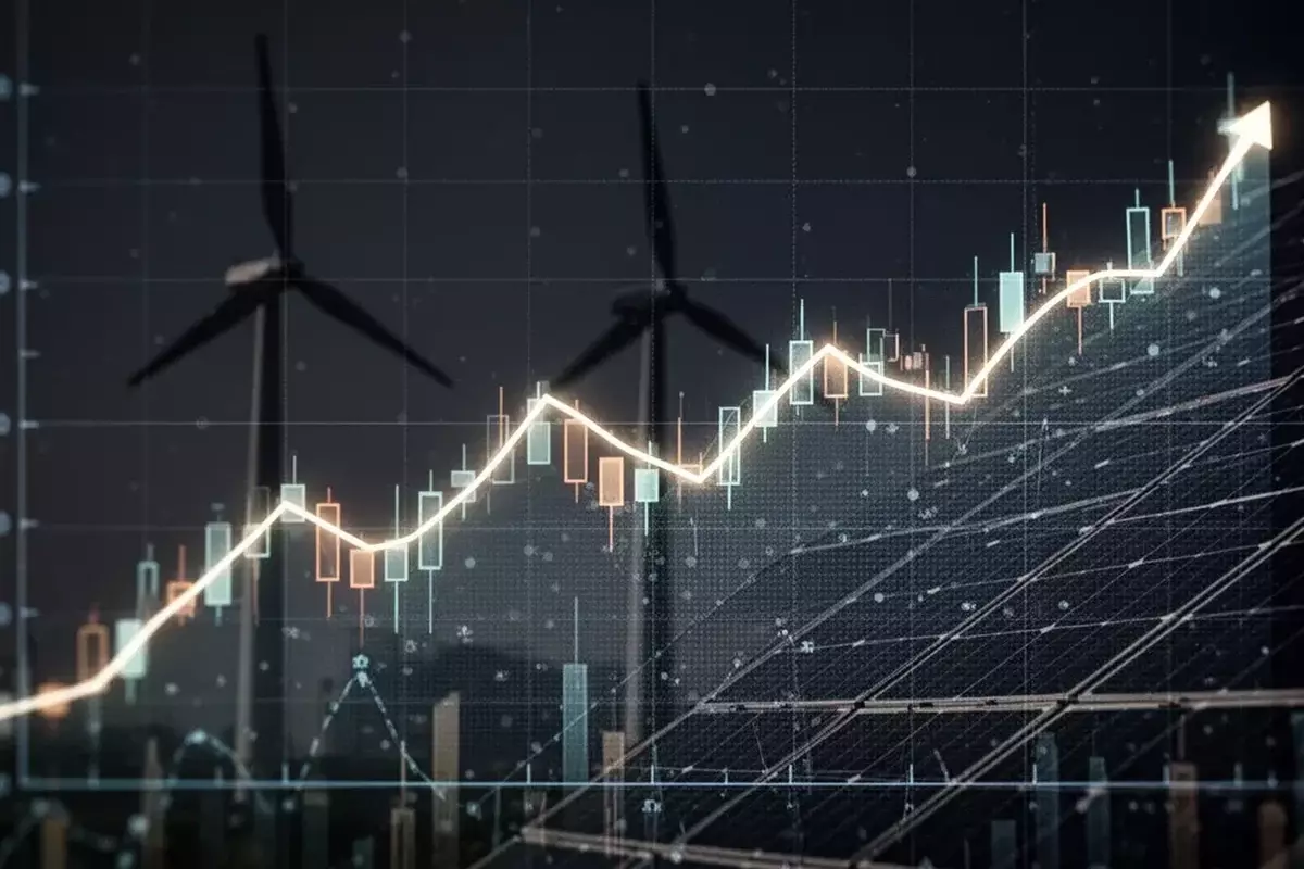 Siemens Energy quarterly earnings record chart showing €17.7B orders