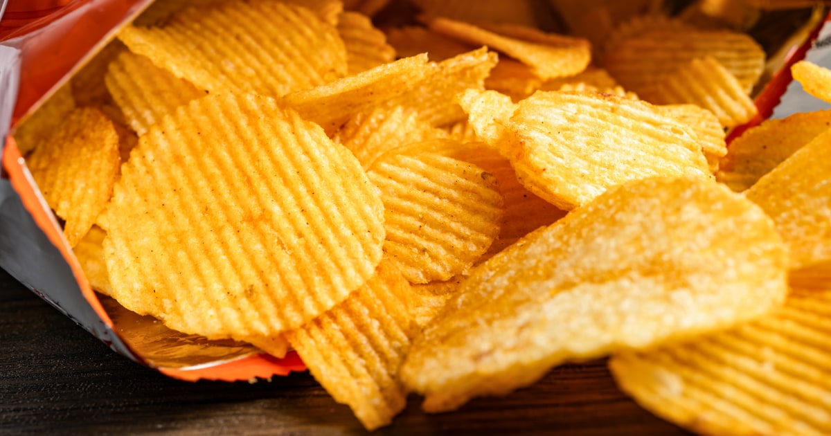 Chips and snacks representing ultra-processed foods