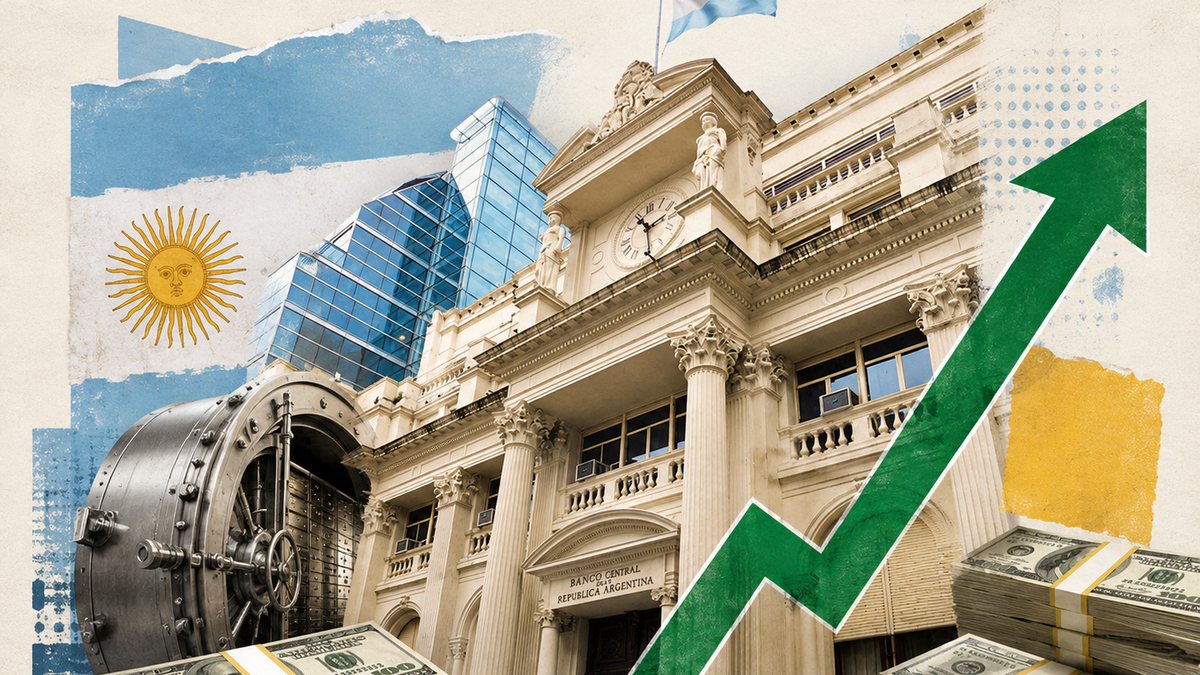Argentine Central Bank building representing recent reserve accumulation