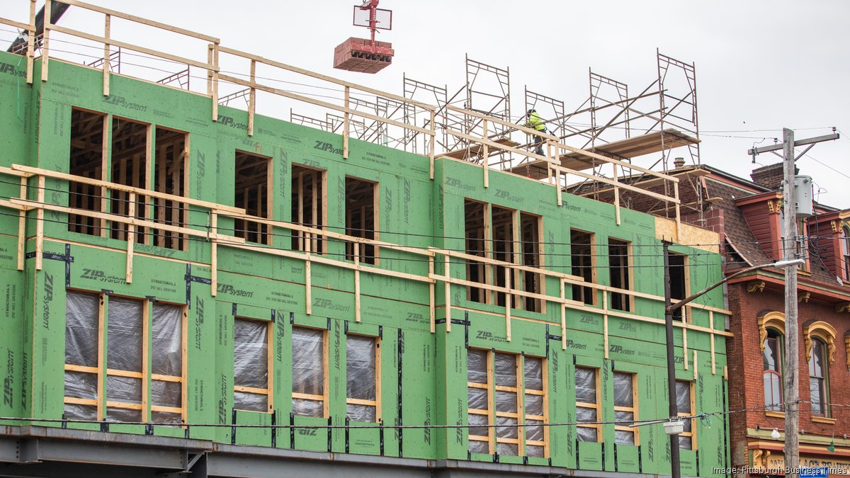 Pittsburgh residential construction scene illustrating new zoning reforms