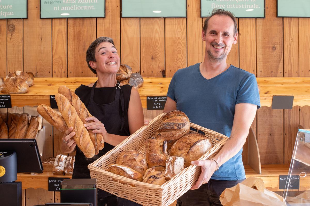 The organic farm-to-loaf bakery Le Goupil in Angoulême