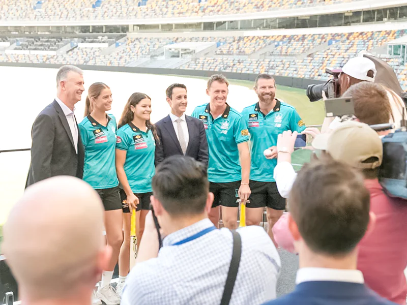 Concept art of Brisbane Stadium hybrid pitch