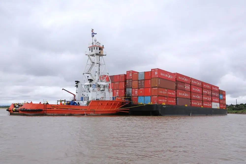 Cargo ships waiting at port, illustrating export delays