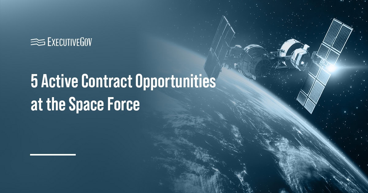 Space Force contract solicitations dashboard
