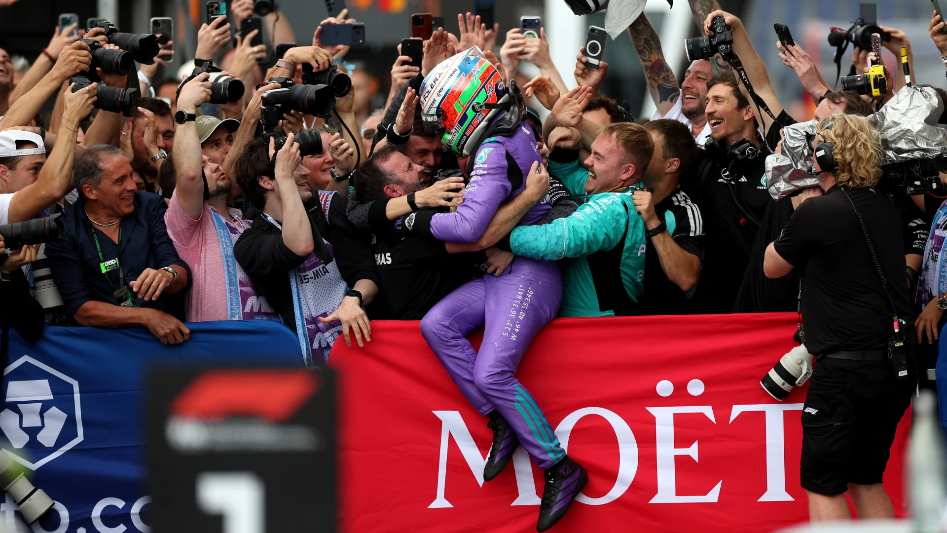 Kimi Antonelli at the 2026 Miami Grand Prix