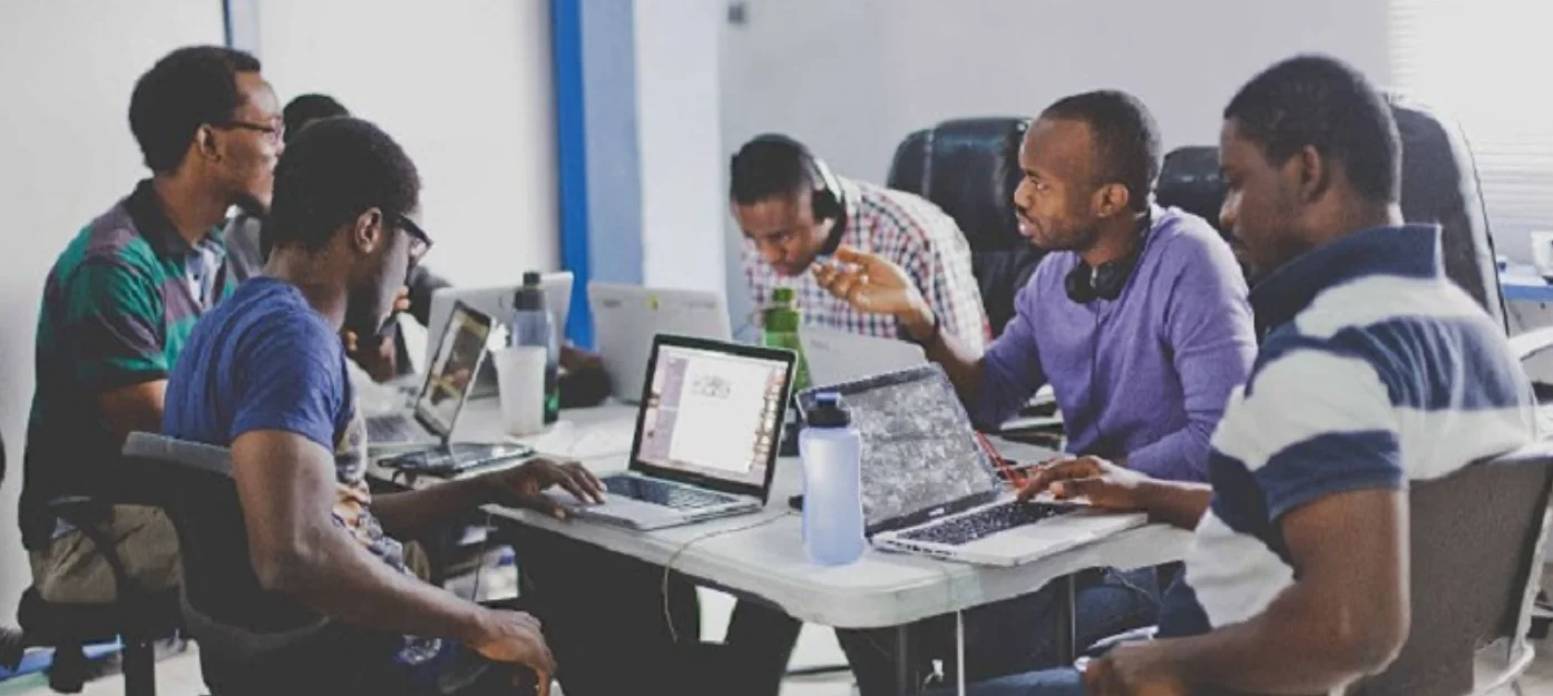Nairametrics graphic illustrating the crash in African startup funding