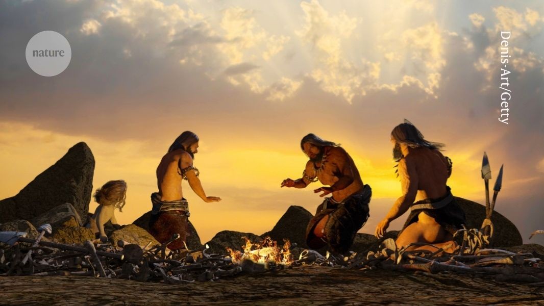 Nature study visualization of ancient genome selection data