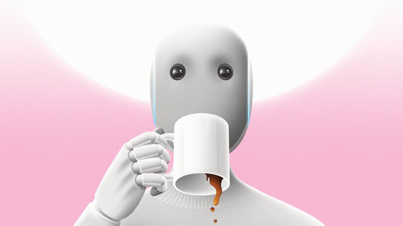 Neo humanoid robot and competitors at development stage. Credit: The New Yorker