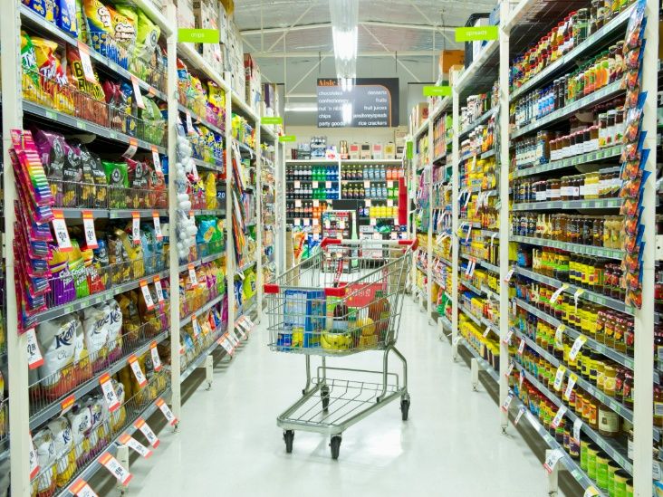 UPF products on supermarket shelves